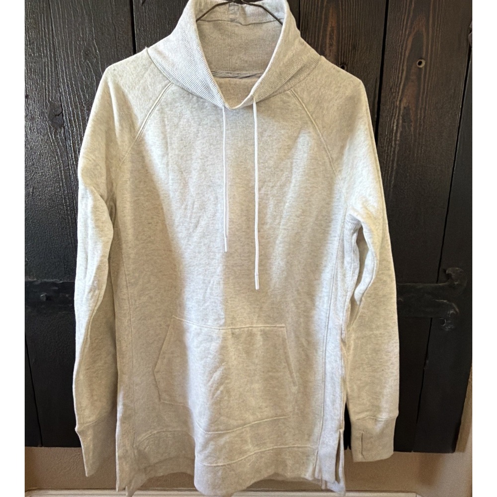 tek gear ultrasoft fleece Pullover Sweatshirt Size Small Women's Cream Cotton
